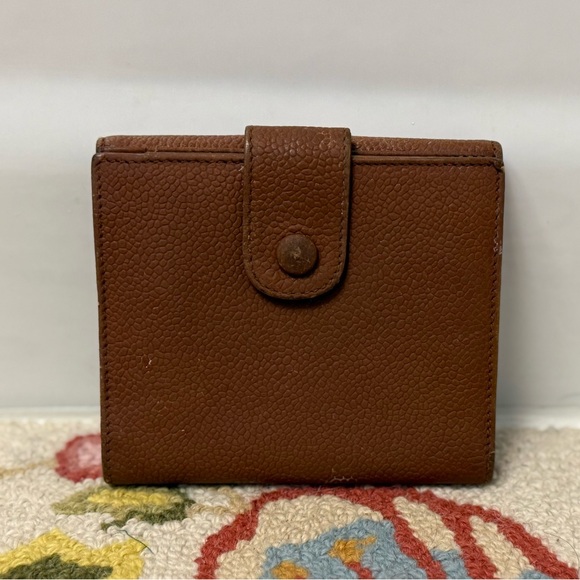 CHANEL Timeless Caviar Leather Classic Brown Bi-Fold Wallet W/ CC Logo - Picture 2 of 16